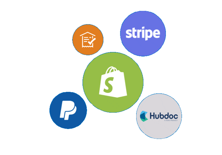 Connect other document management software to Hubdoc, like Stripe and PayPal. 