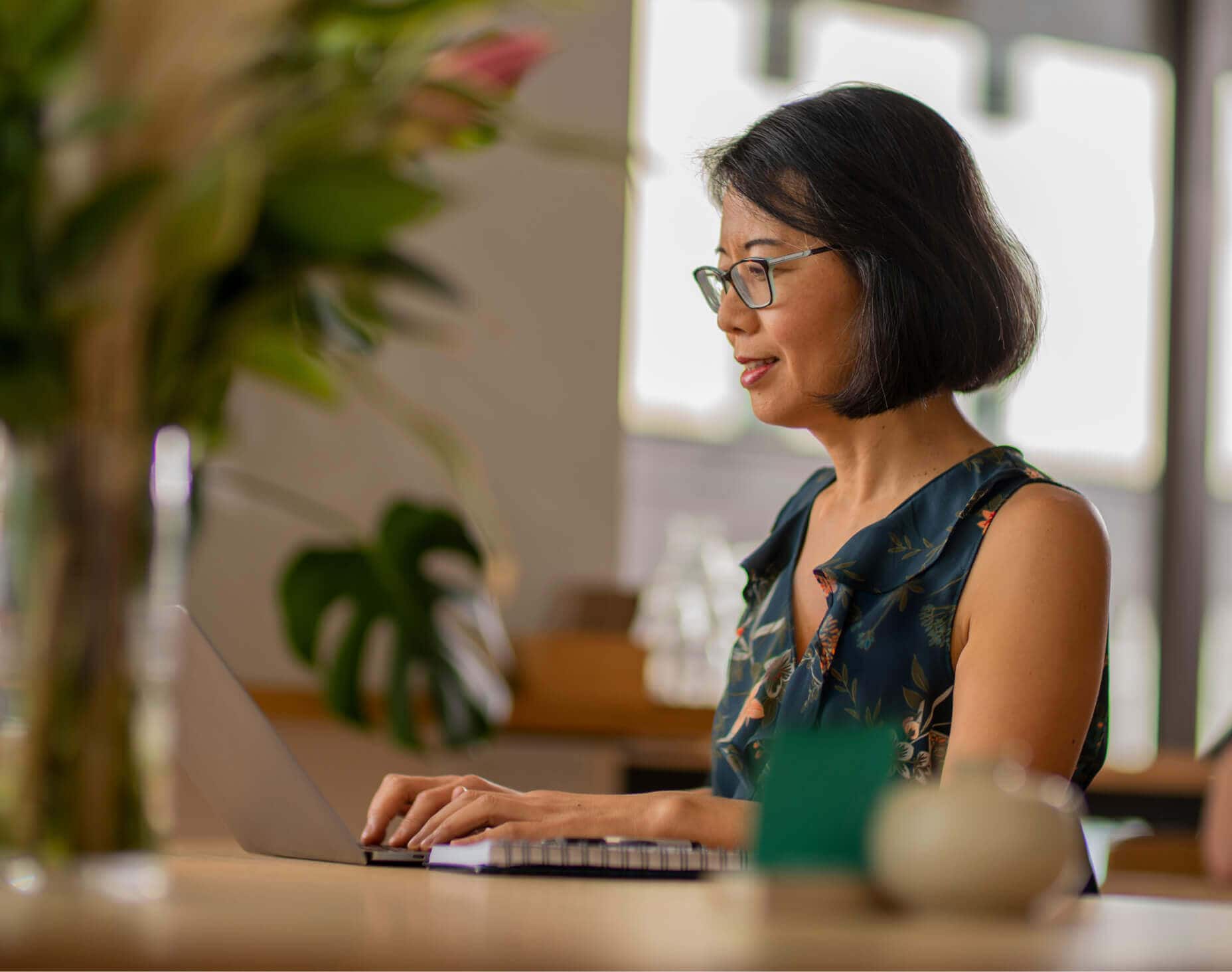 A person using a laptop to access Xero's accounting software built for churches