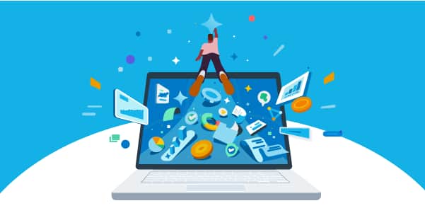 laptop with ai tools 