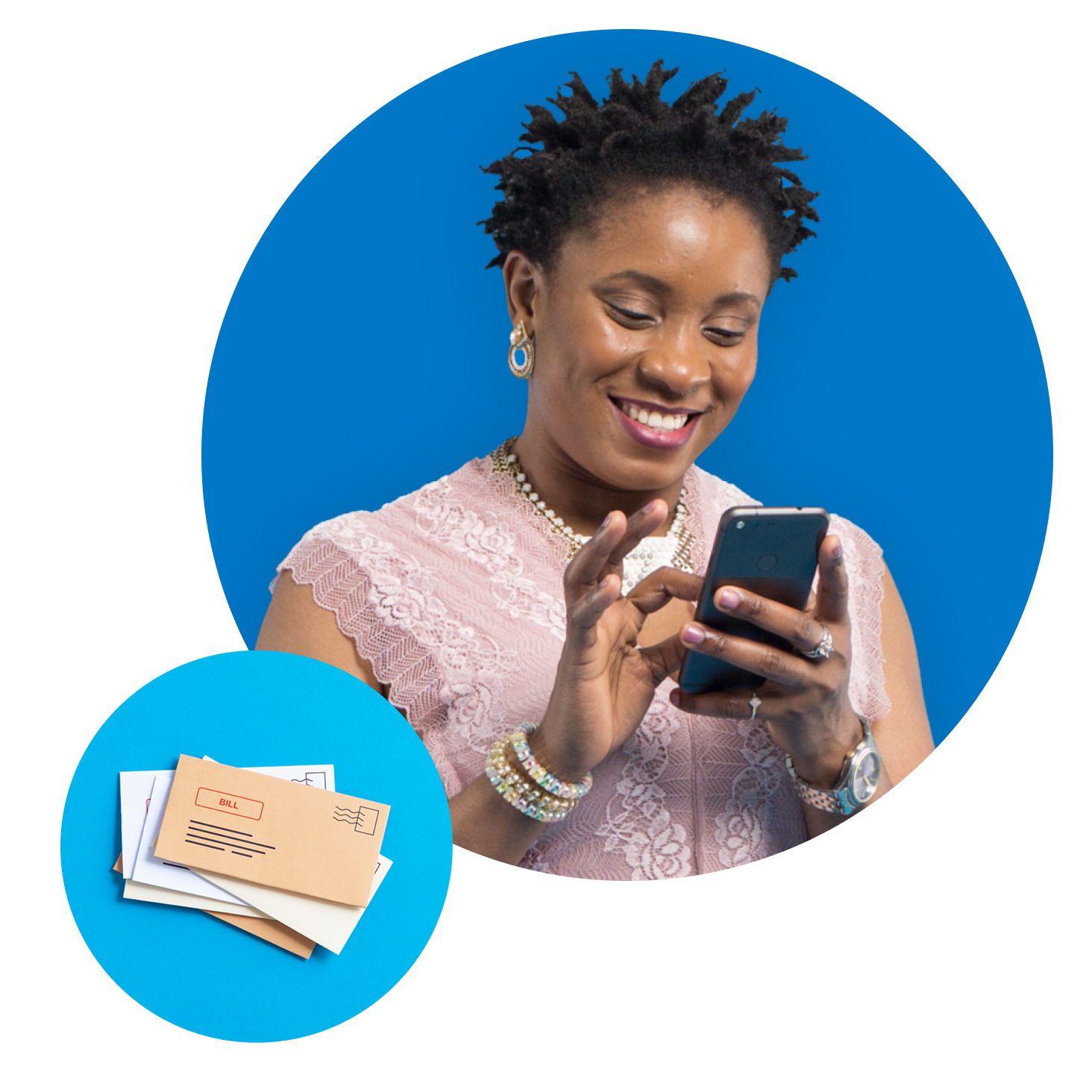 A small business owner using Xero ap software on their phone.