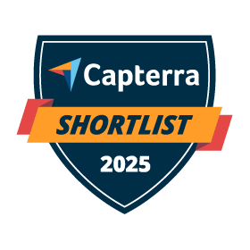 Capterra award badge