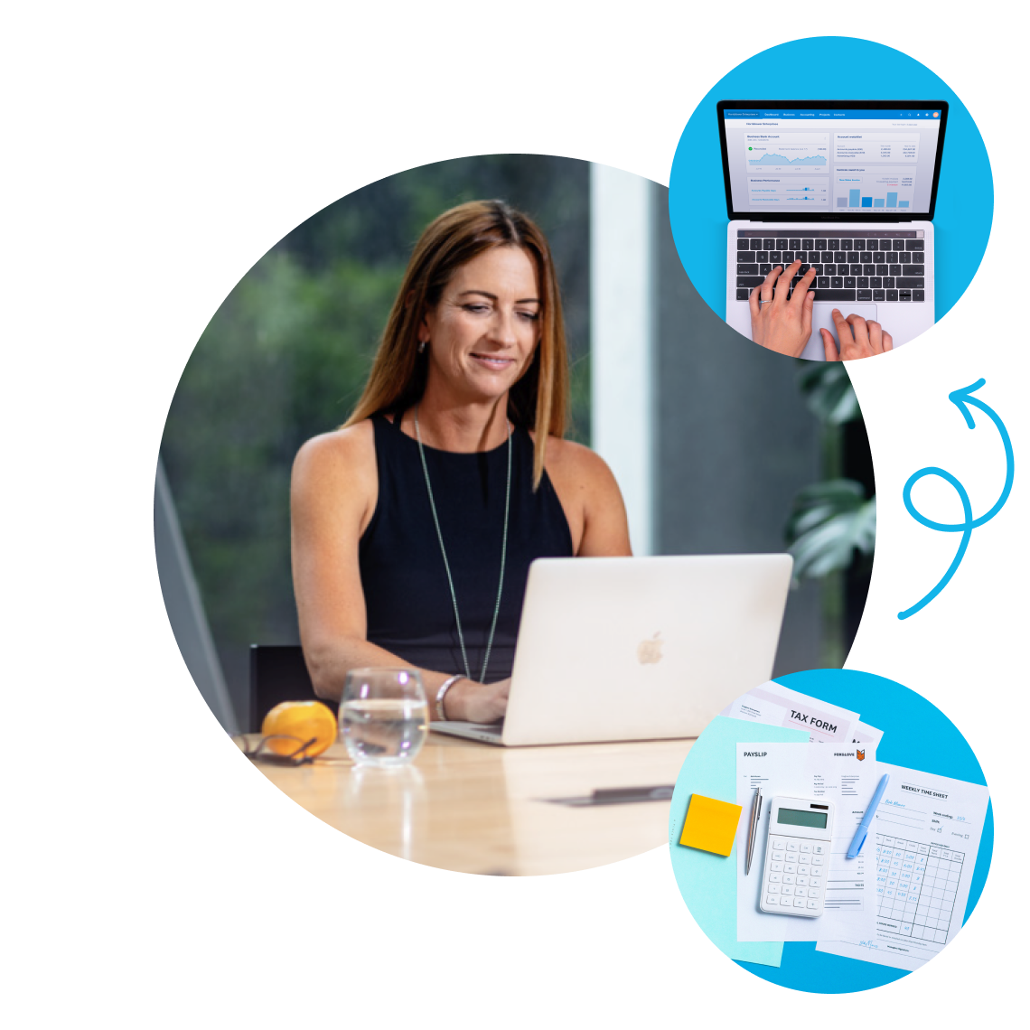 A laptop being used to compare Xero accounting software vs QuickBooks.